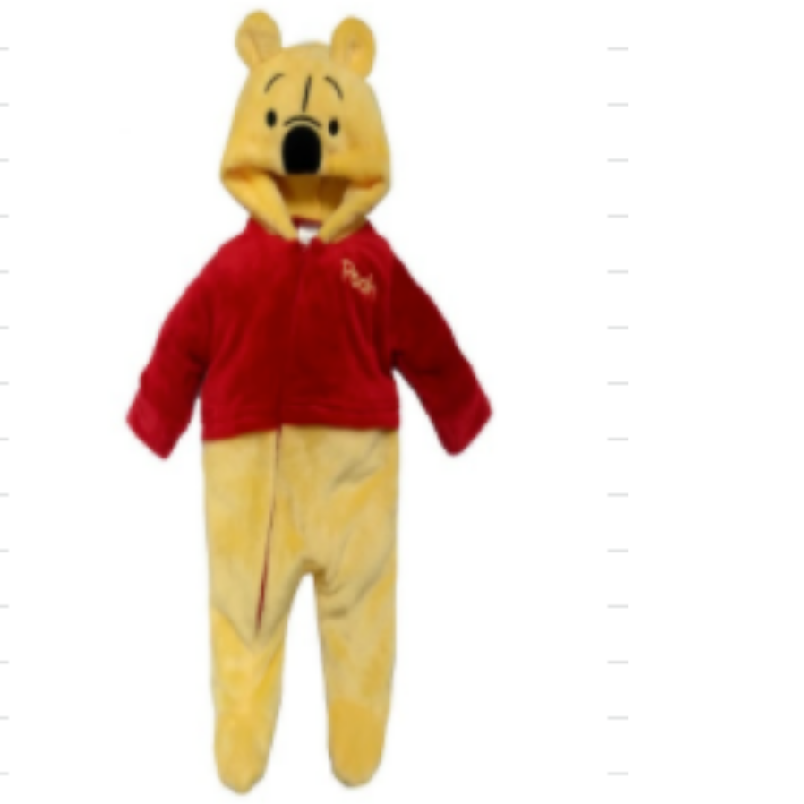 Winnie The Pooh Embroidered Baby Bodysuit